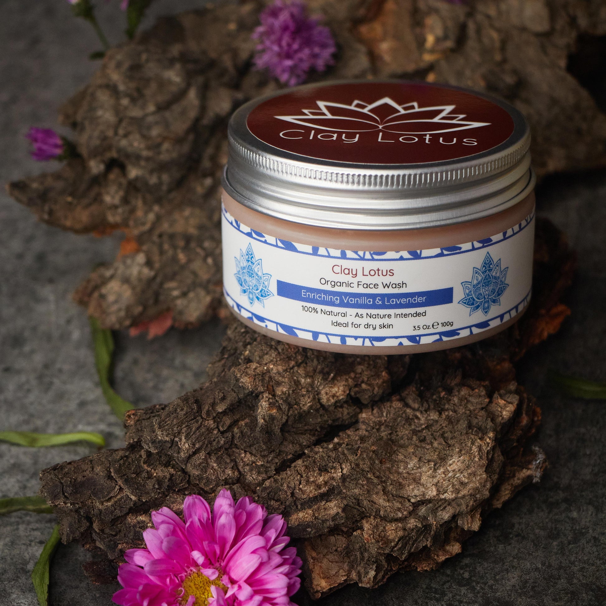 Hydrating Face Wash for Dry Skin with Vanilla & Lavender