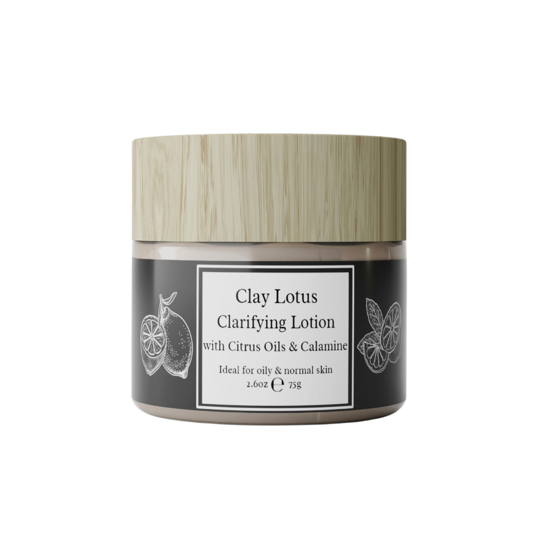 Clay Lotus Clarifying Face Lotion with Citrus Oils & Calamine
