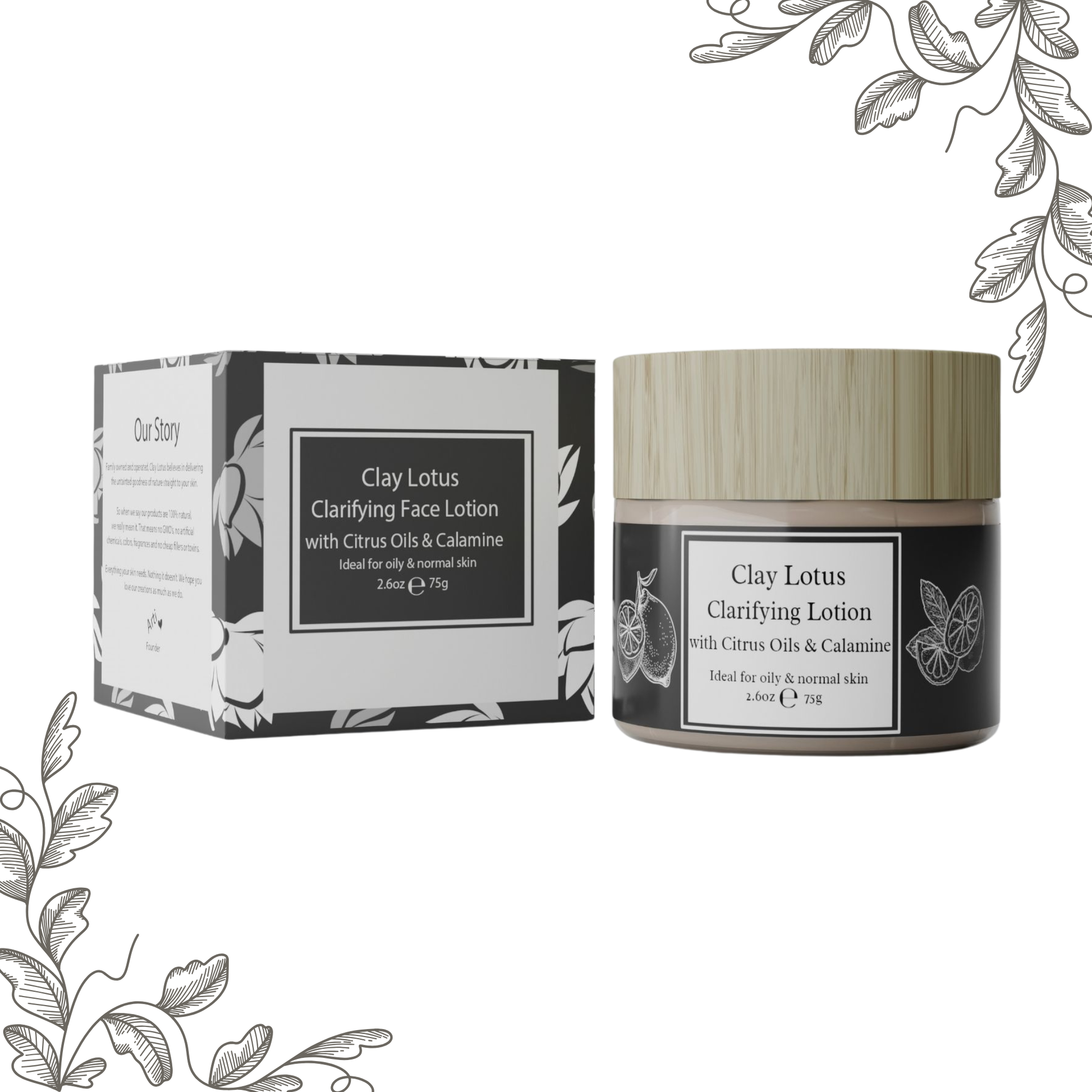 Clarifying Face Lotion with Citrus Oils & Calamine