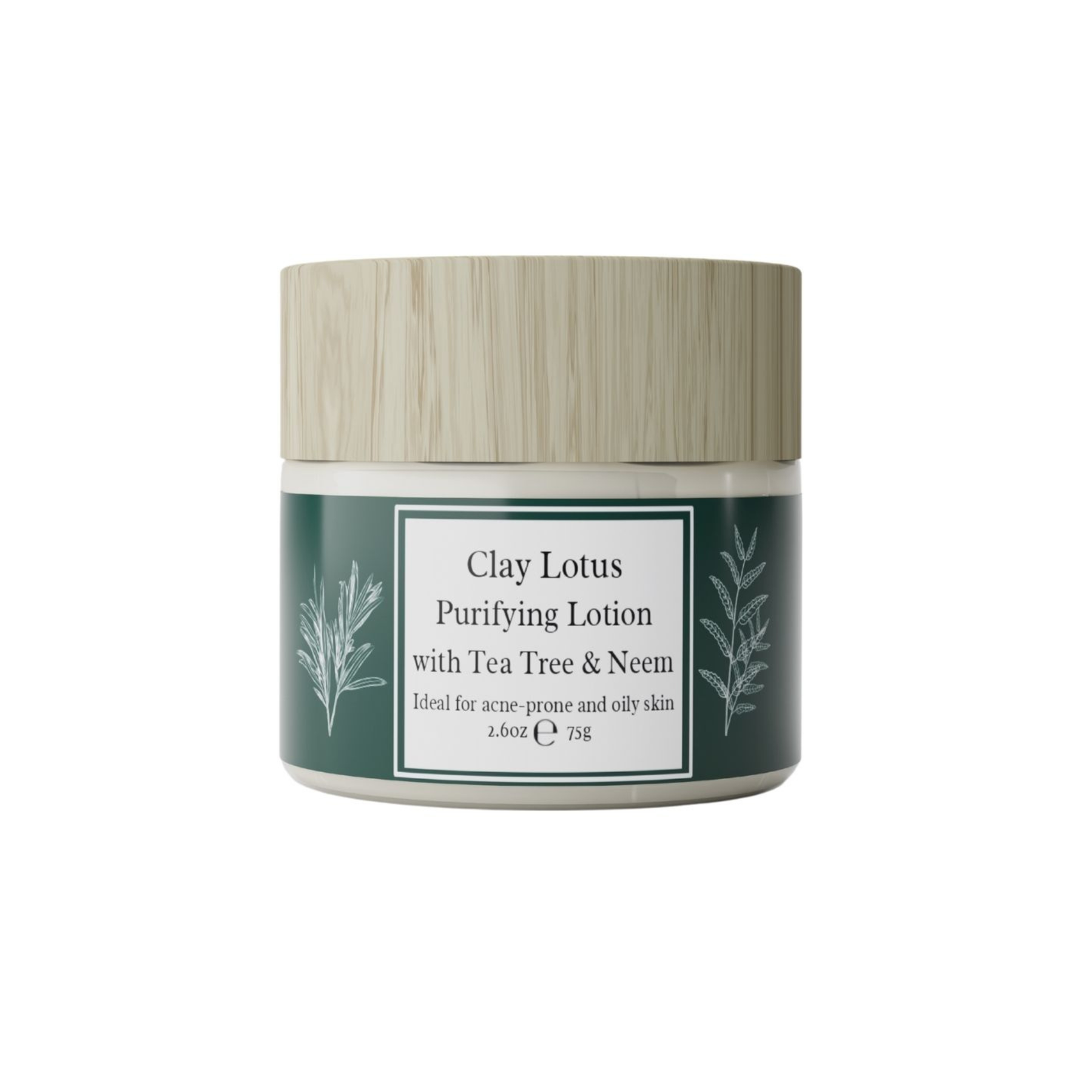 Clay Lotus Purifying Lotion with Tea Tree & Neem