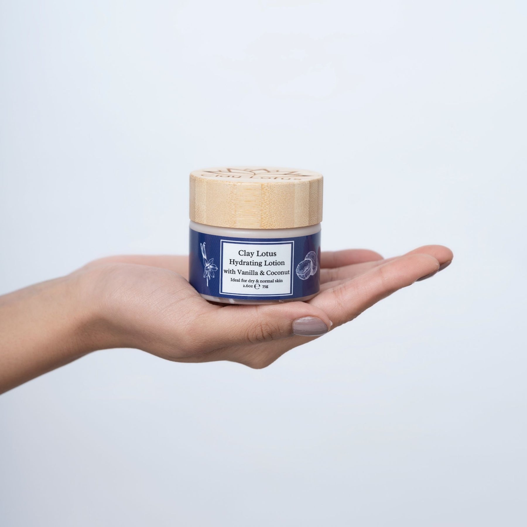 Clay Lotus Hydrating Lotion with Vanilla & Coconut