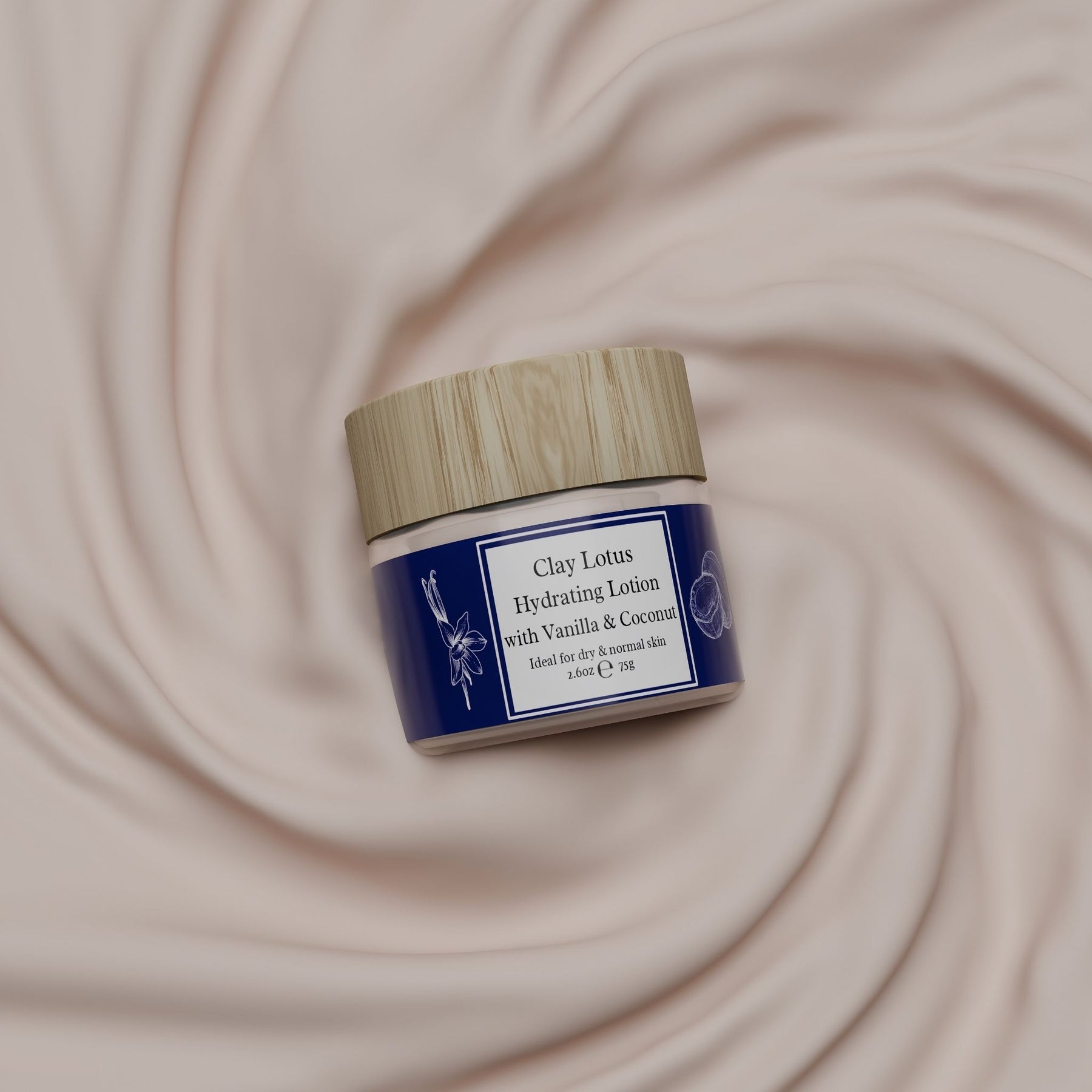 Clay Lotus Hydrating Lotion with Vanilla & Coconut