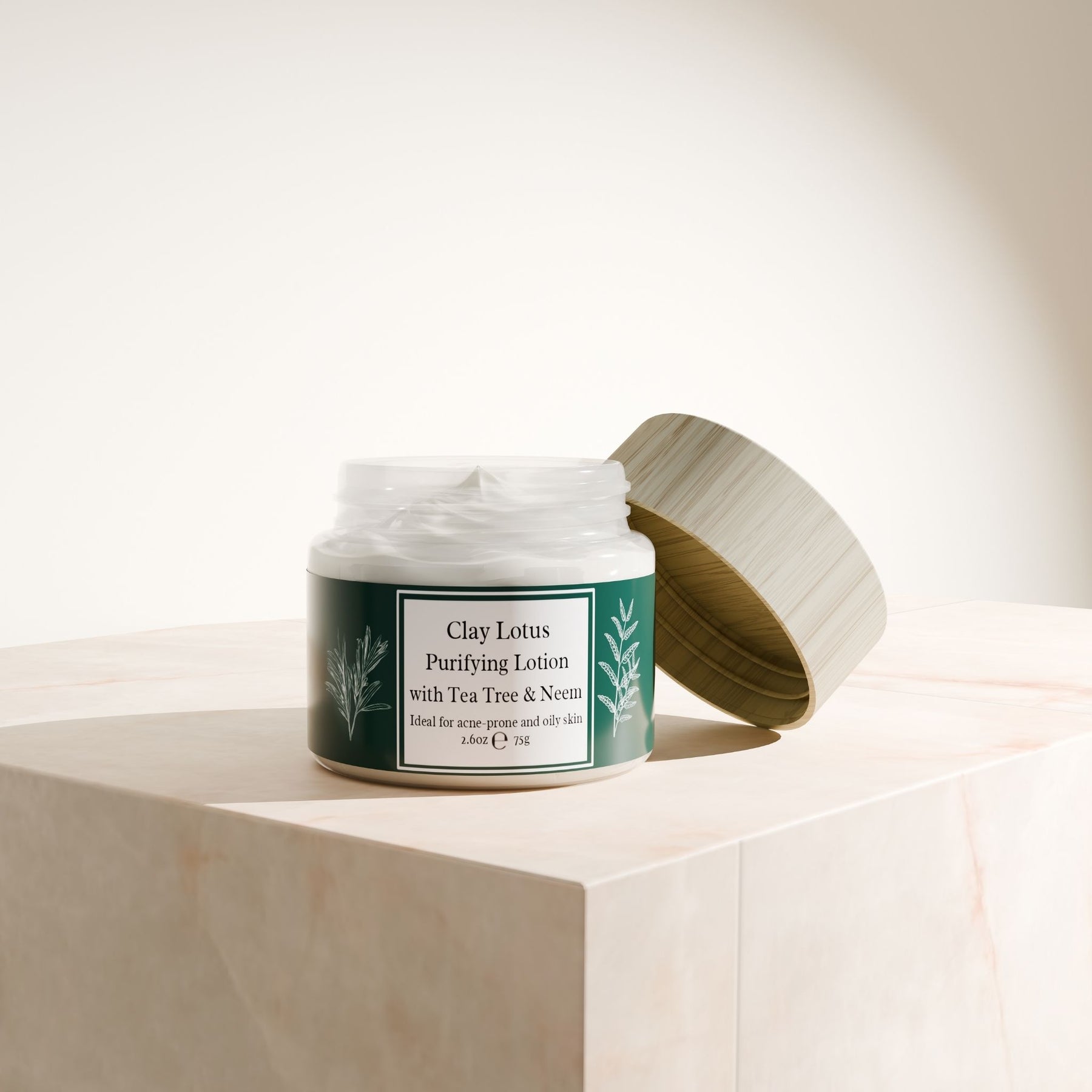 Clay Lotus Purifying Lotion with Tea Tree & Neem
