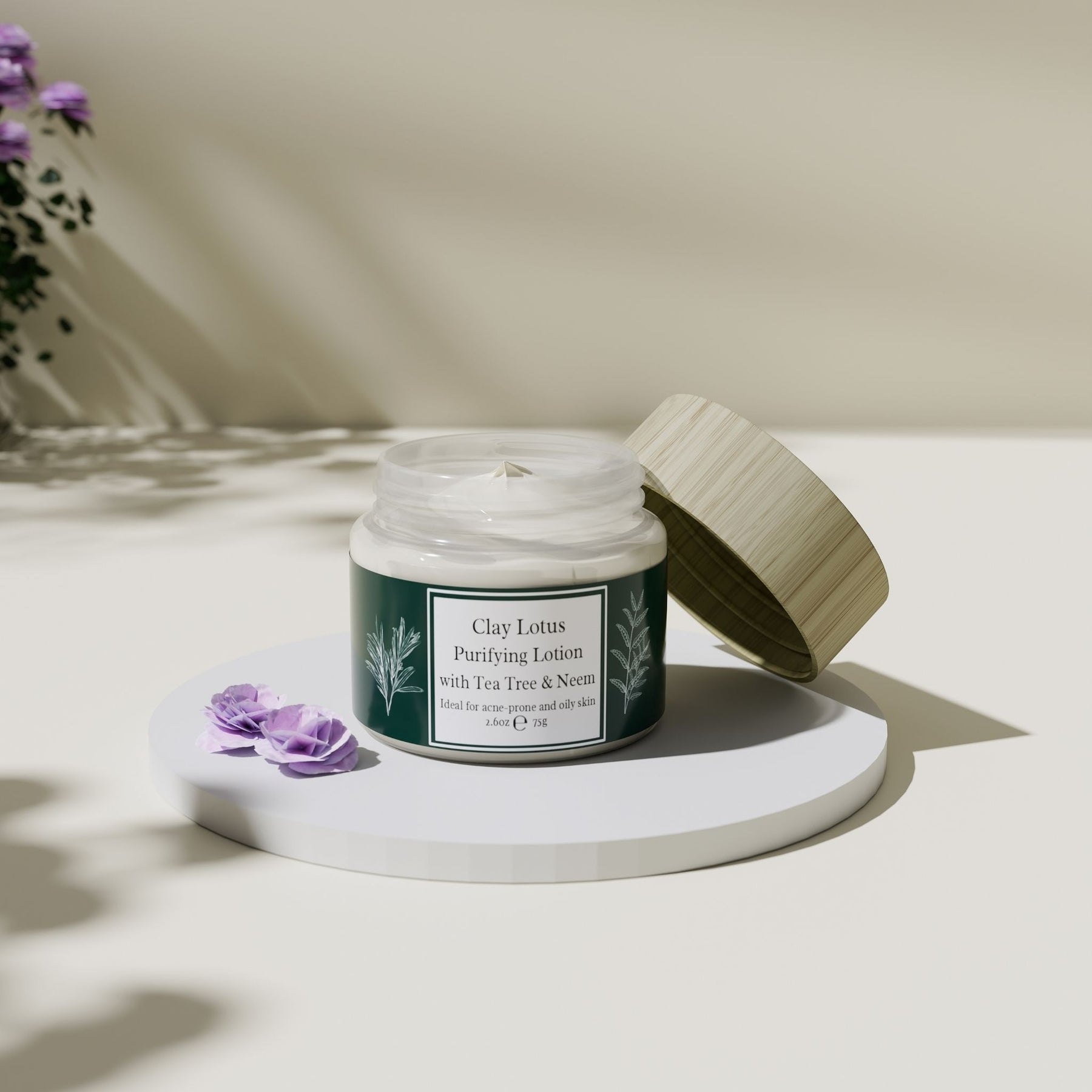 Clay Lotus Purifying Lotion with Tea Tree & Neem