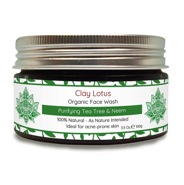 Organic Face Wash for Acne Prone Skin: Purifying Tea Tree & Neem
